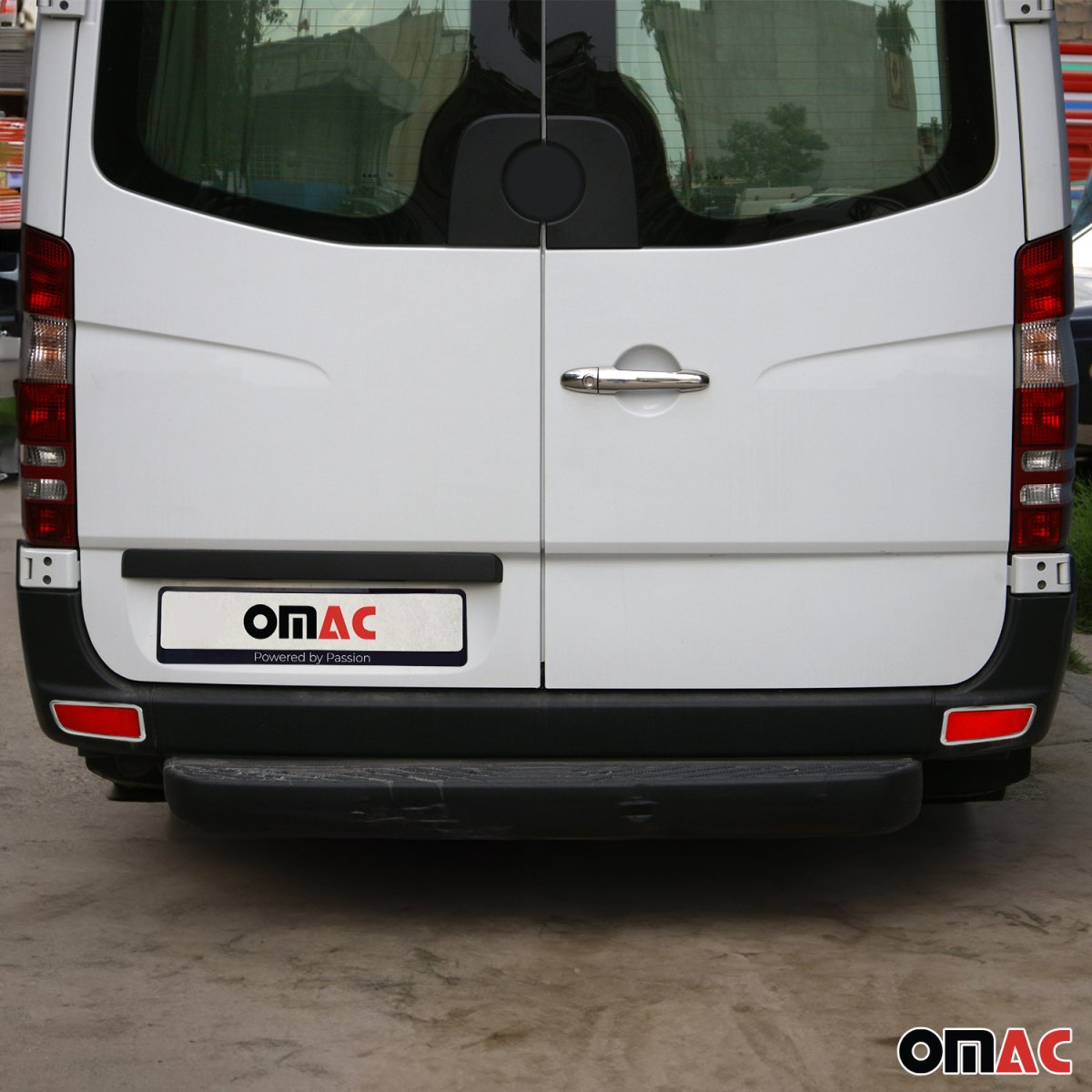 Mercedes Sprinter W906 Reflector Frame - Omac - S. Steel - Gloss Silver - 2014-2018